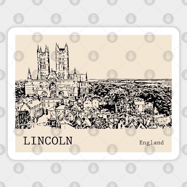 Lincoln England Magnet by Lakeric